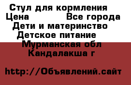 Стул для кормления  › Цена ­ 4 000 - Все города Дети и материнство » Детское питание   . Мурманская обл.,Кандалакша г.